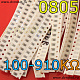 Набор 0805 SMD резисторов 100К-910К