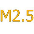 - Тип размер М2.5