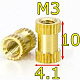 Вставная гайка М3*10-4.1