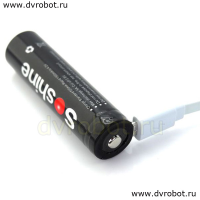 Аккумулятор Soshine 18650/2600mA/USB