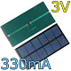 Солнечная панель 3В - 330мА (1W)