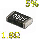 Резистор 0805/10шт/5% - 1.8 Ом
