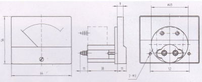 Стрелочный вольтметр 85C1 - 30V