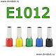 Обжимная клемма E1012-зеленая/100шт